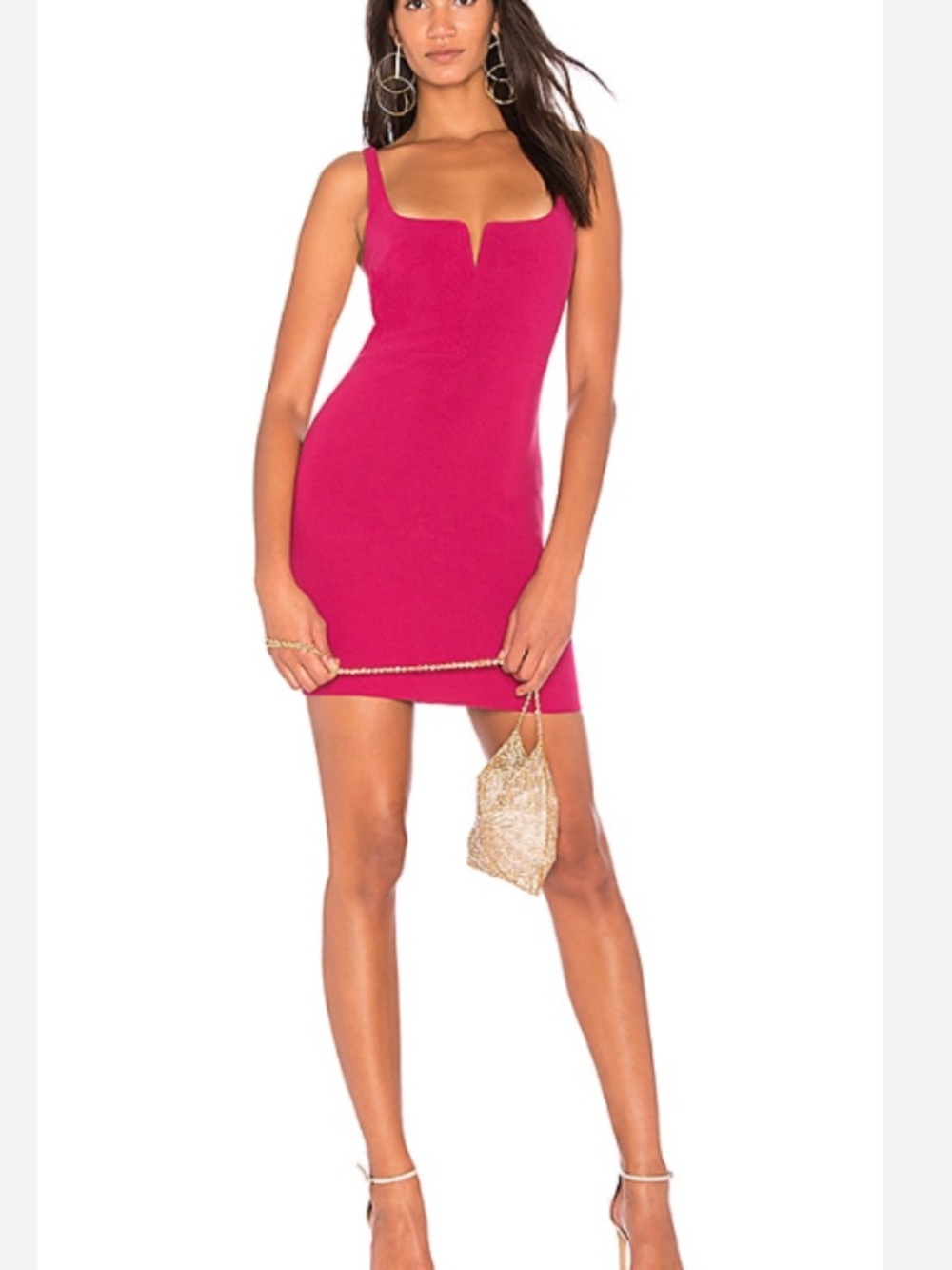 LIKELY Constance Mini Dress Ruby / Magenta Womens Size 6 Dress